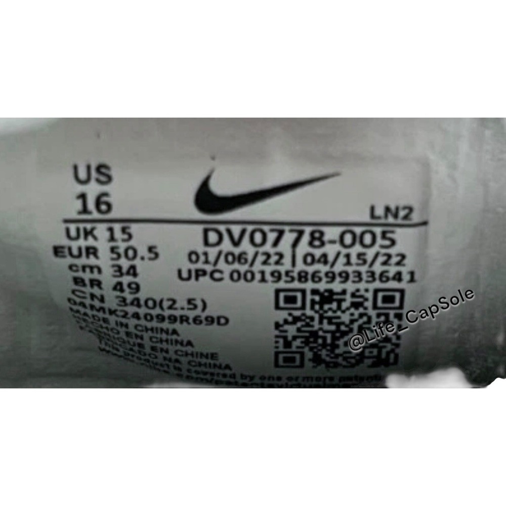 Size 16 Nike Football Cleats Vapor Edge Pro 360 TB Black Pine Green DV0778-005 - Picture 9 of 9